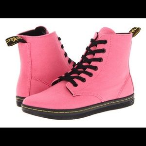 Hot pink Dr. Martens